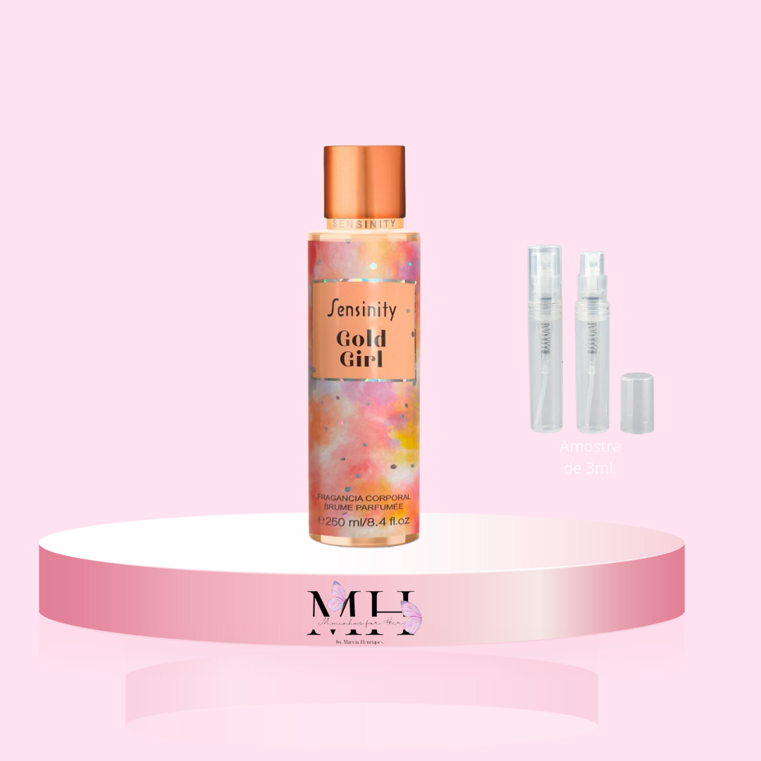 Amostra de Body Splash Gold Girl- Sensinity
