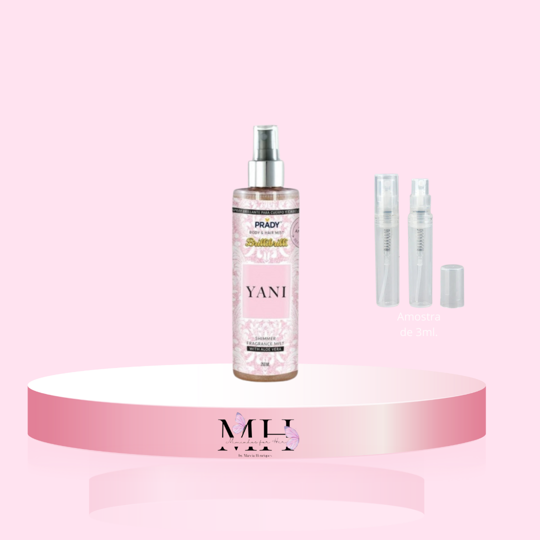 Amostra de Body Glitter Yanii- Prady
