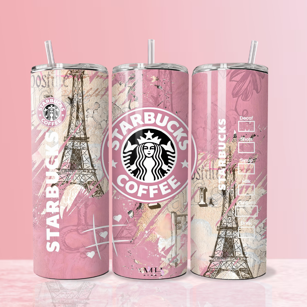 Tumbler Paris Rose térmico 590ml- MH