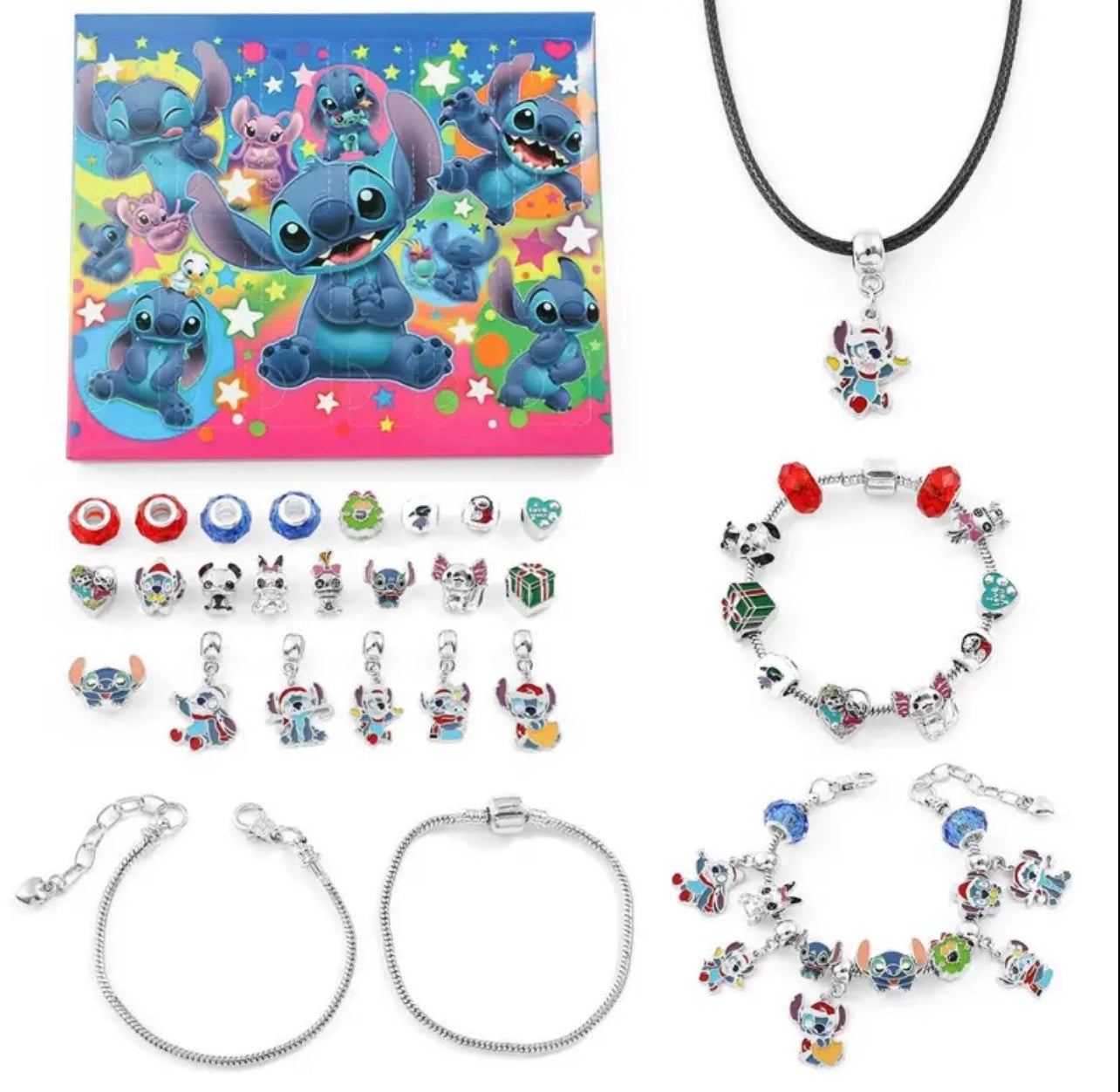 Calendário do Advento Stitch Pulseiras- MH