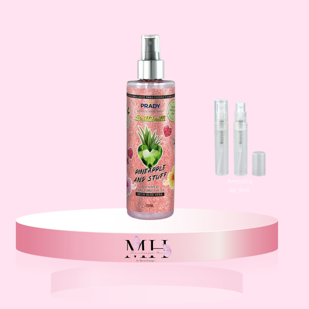 Amostra de Body Glitter Pineapple and Stuff- Prady