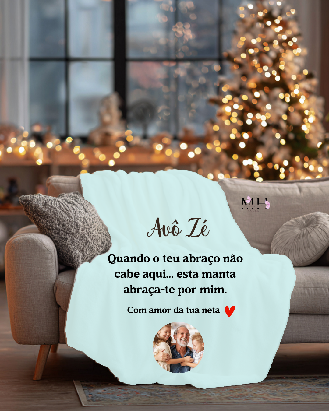 Manta Quente Personalizada- MH