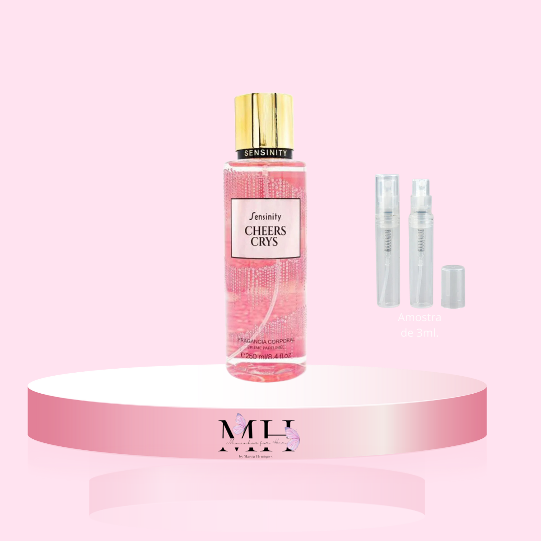 Amostra de Body Splash Cheers Crys- Sensinity