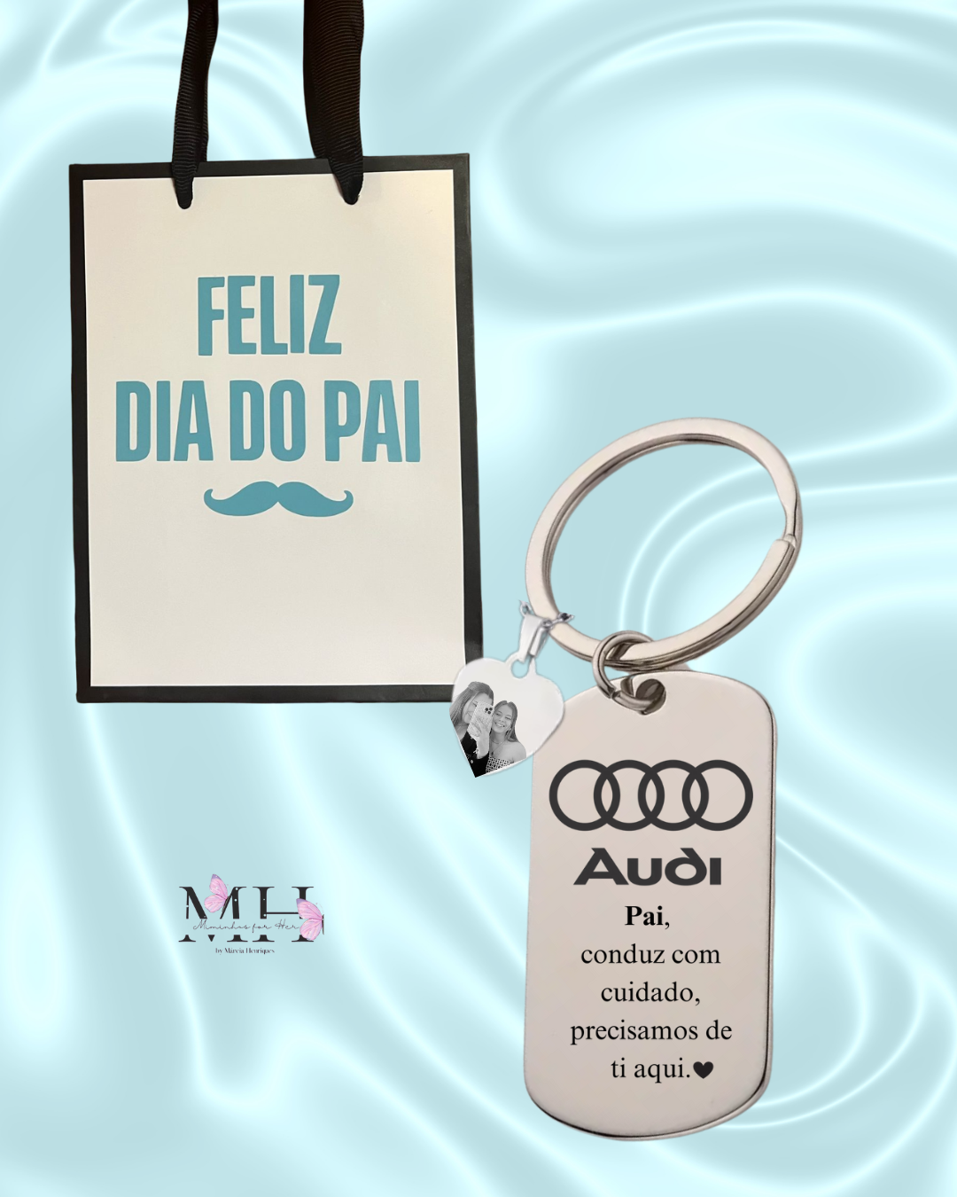 Porta-Chaves Dia do Pai Carro e Foto- MH