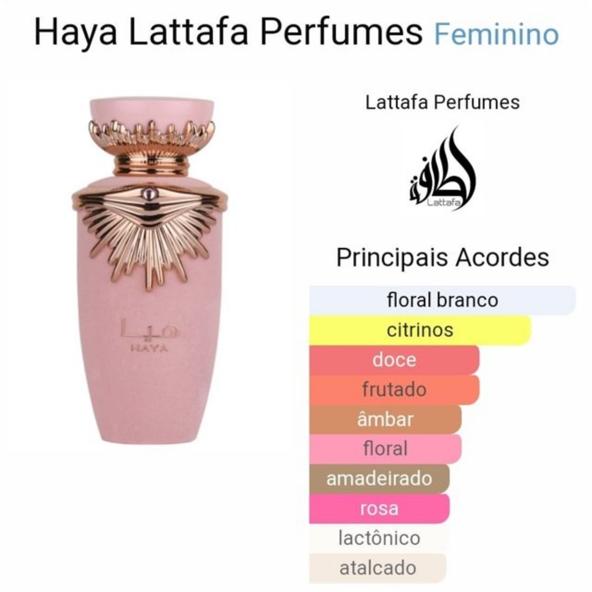 Perfume Árabe Haya- Lattafa