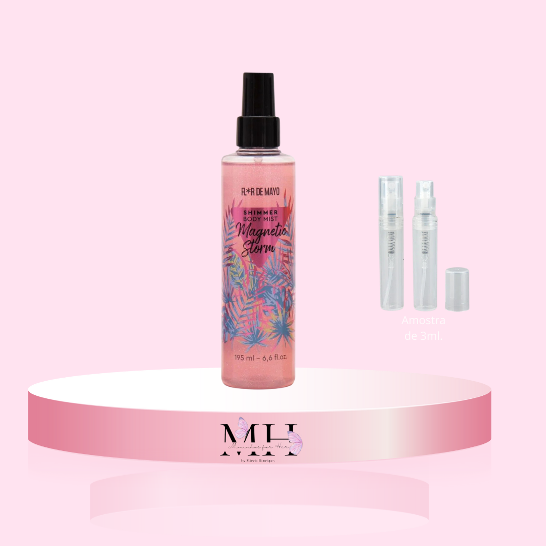 Amostra de Body Glitter Magnetic Storm- Flor de Mayo