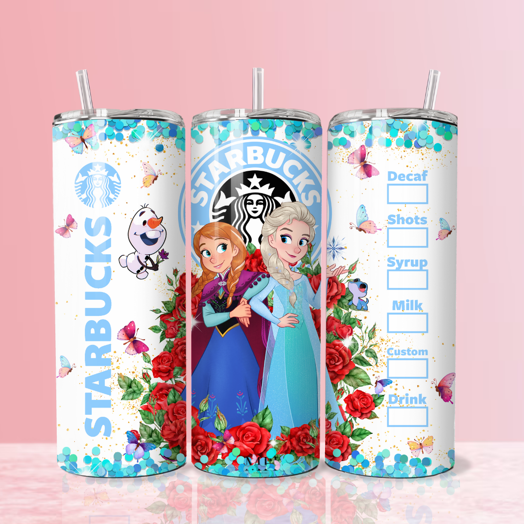 Tumbler Ana e Elsa térmico 590ml- MH