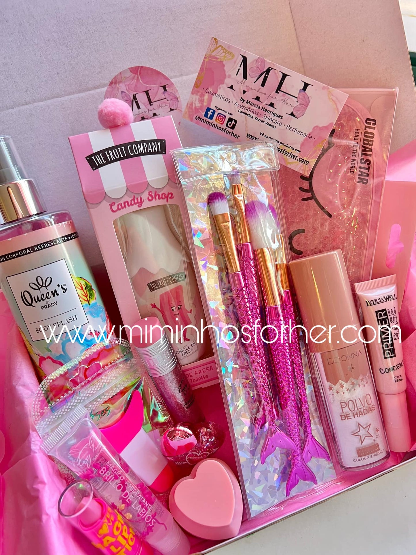 Caja de belleza de color