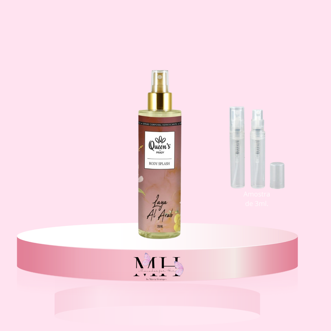Amostra de Body Splash Laya al Arab- Prady