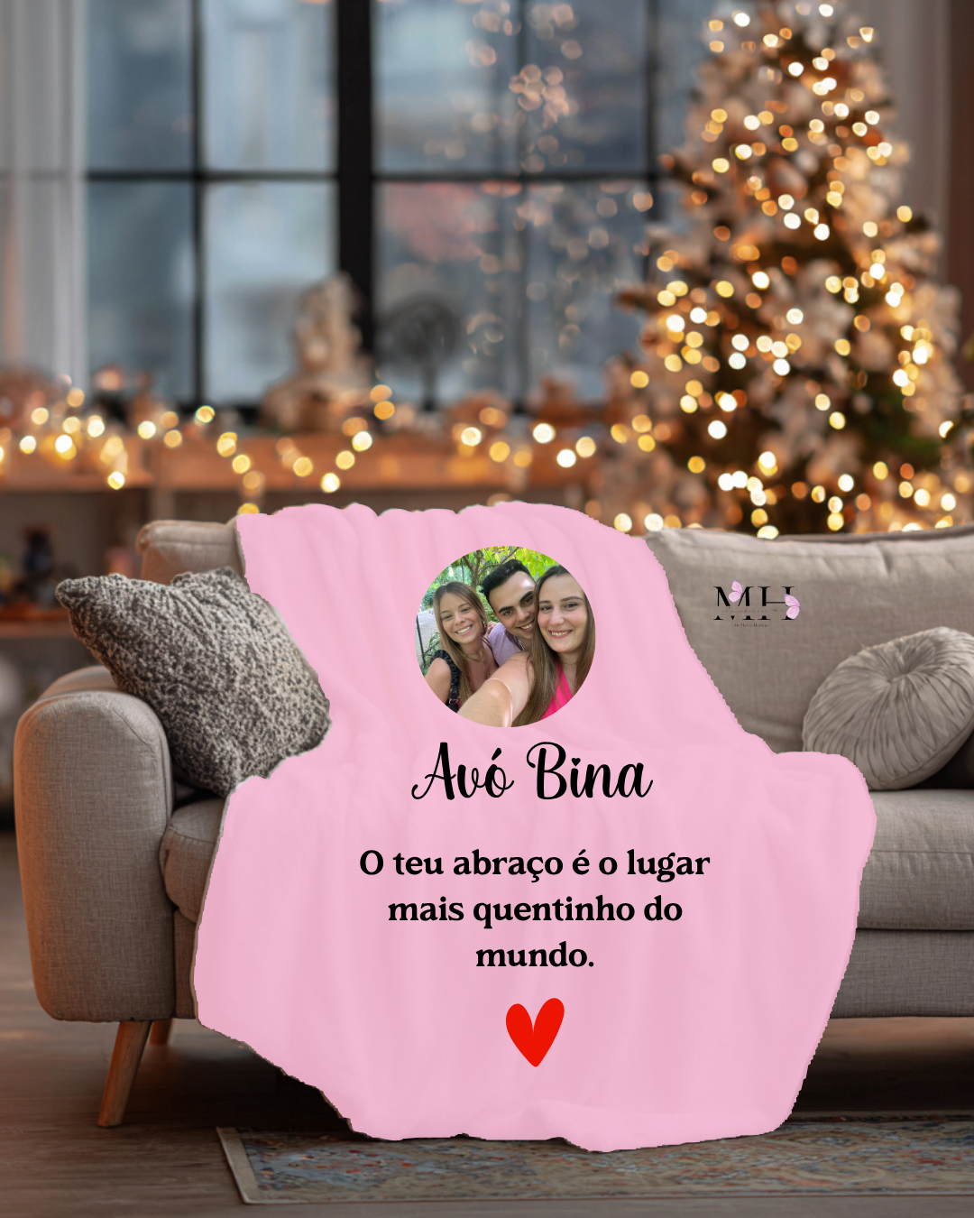 Manta Quente Personalizada- MH