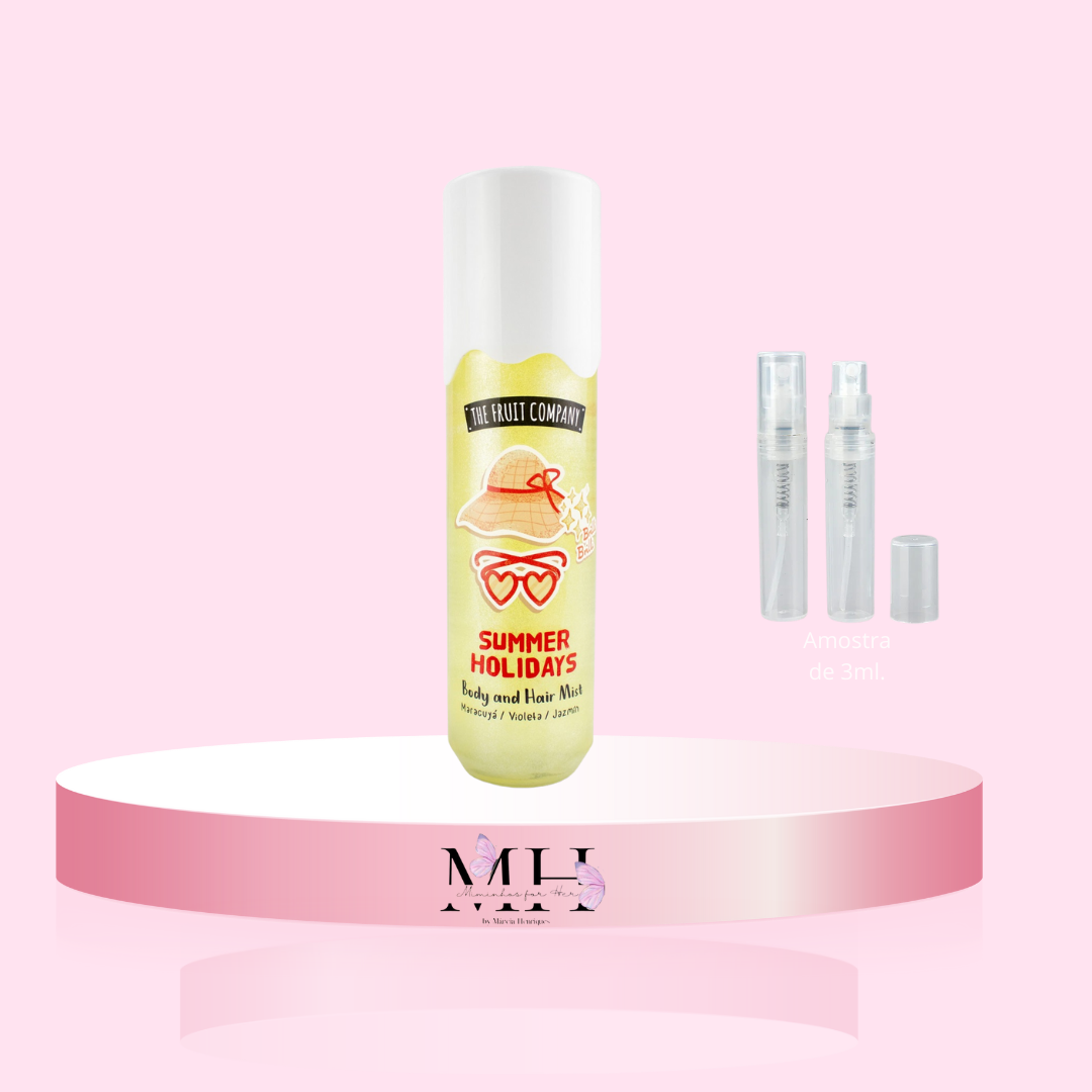 Amostra de Body Mist Summer Holidays- The Fruit Company