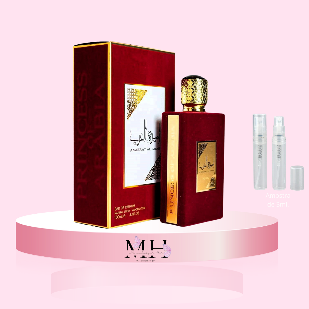Amostra de Perfume Árabe Princesa das Arábias de 3 ml- MH