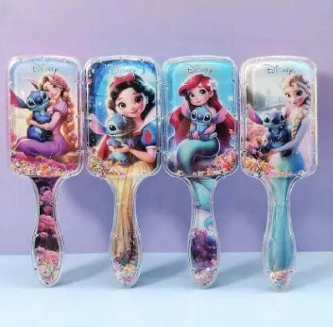 Escovas de Cabelo Princesas e Stitch- MH
