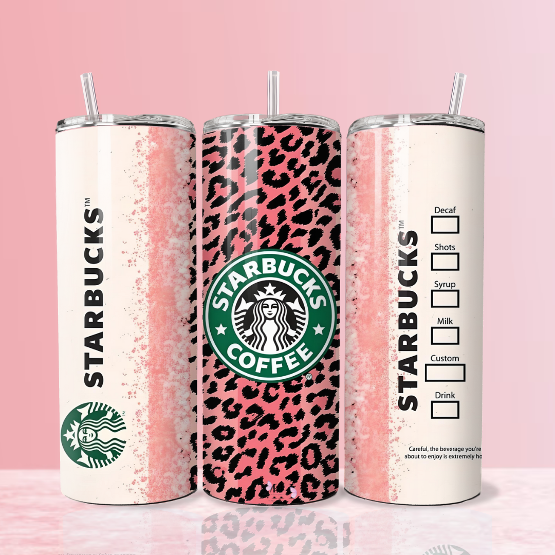 Tumbler Tigress White and Rose térmico 590ml- MH