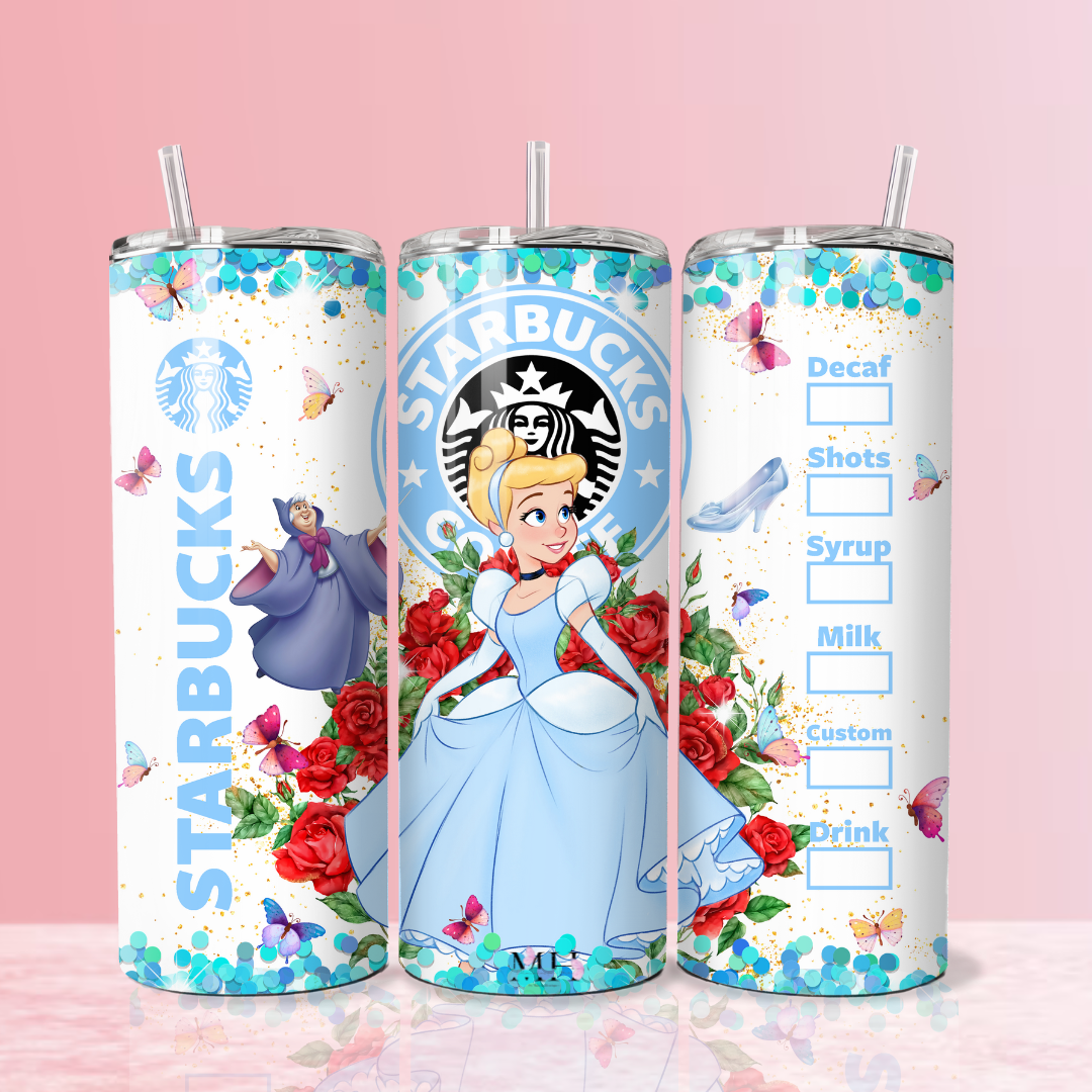 Tumbler Cinderella térmico 590ml- MH
