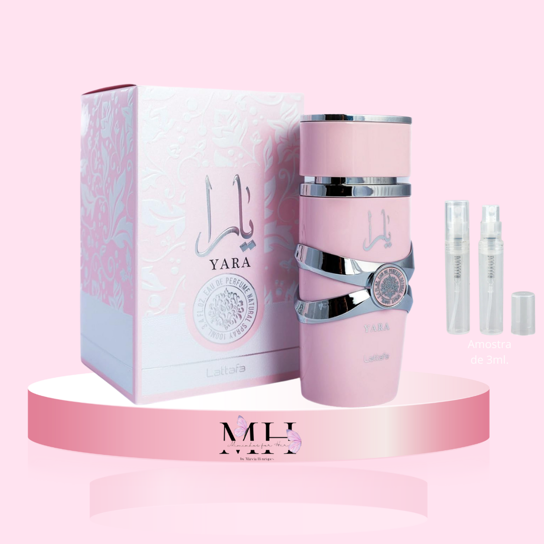 Amostra de Perfume Árabe Yara de 3 ml- MH