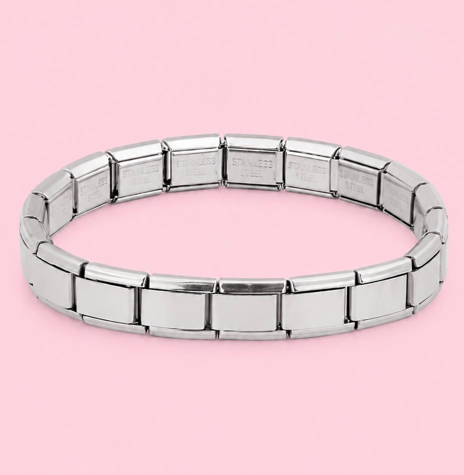 Italian Bracelet Silver Simples