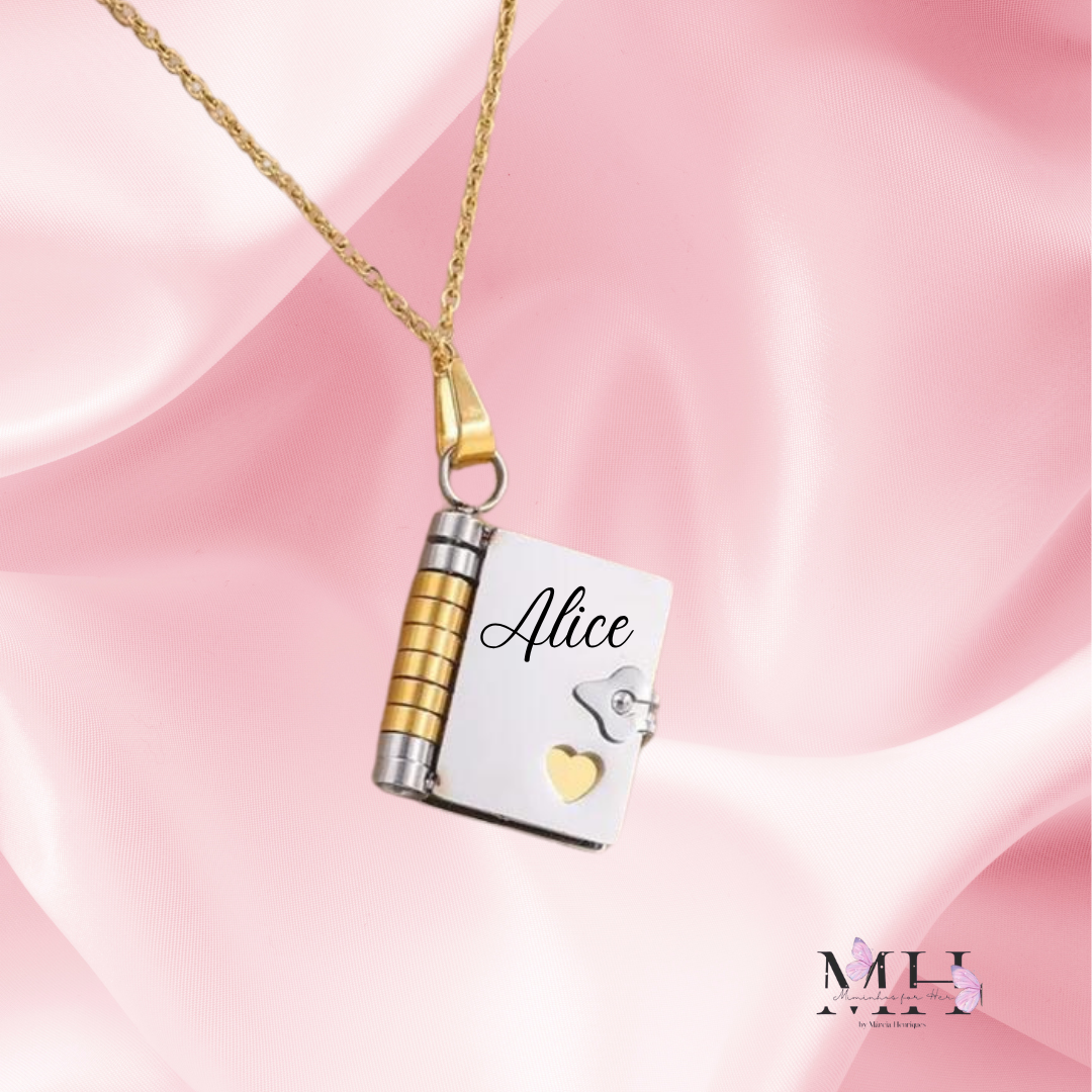 Colar Livro Eterno- MH