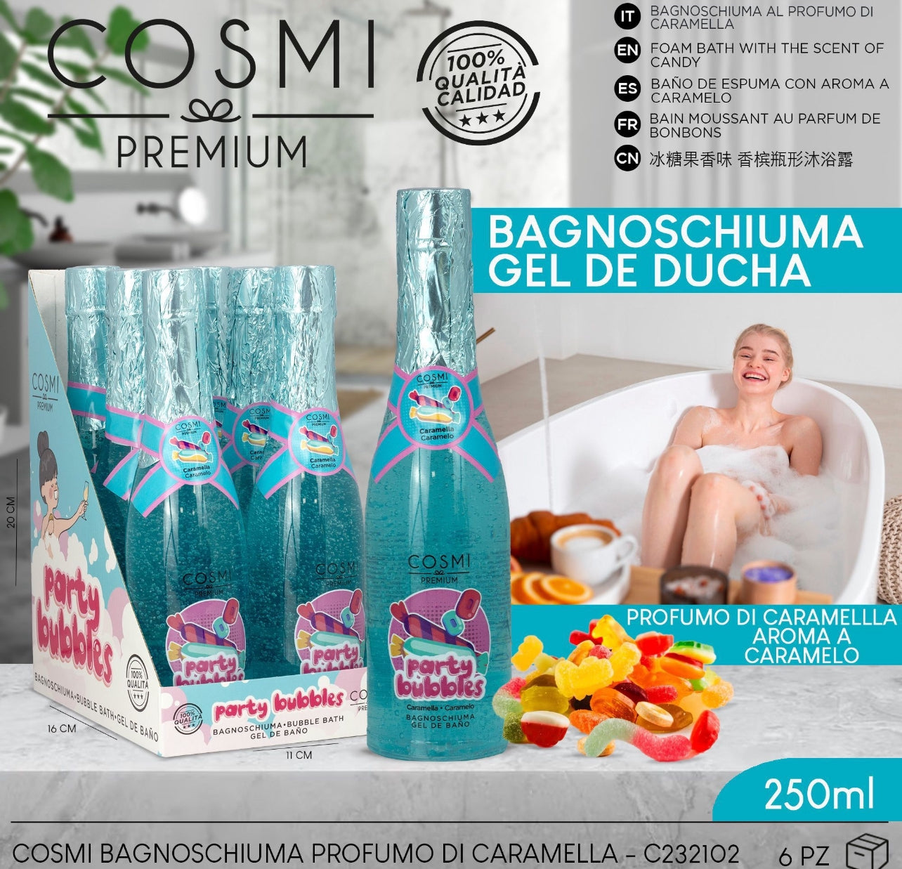 Gel Duche Caramelo- Cosmi