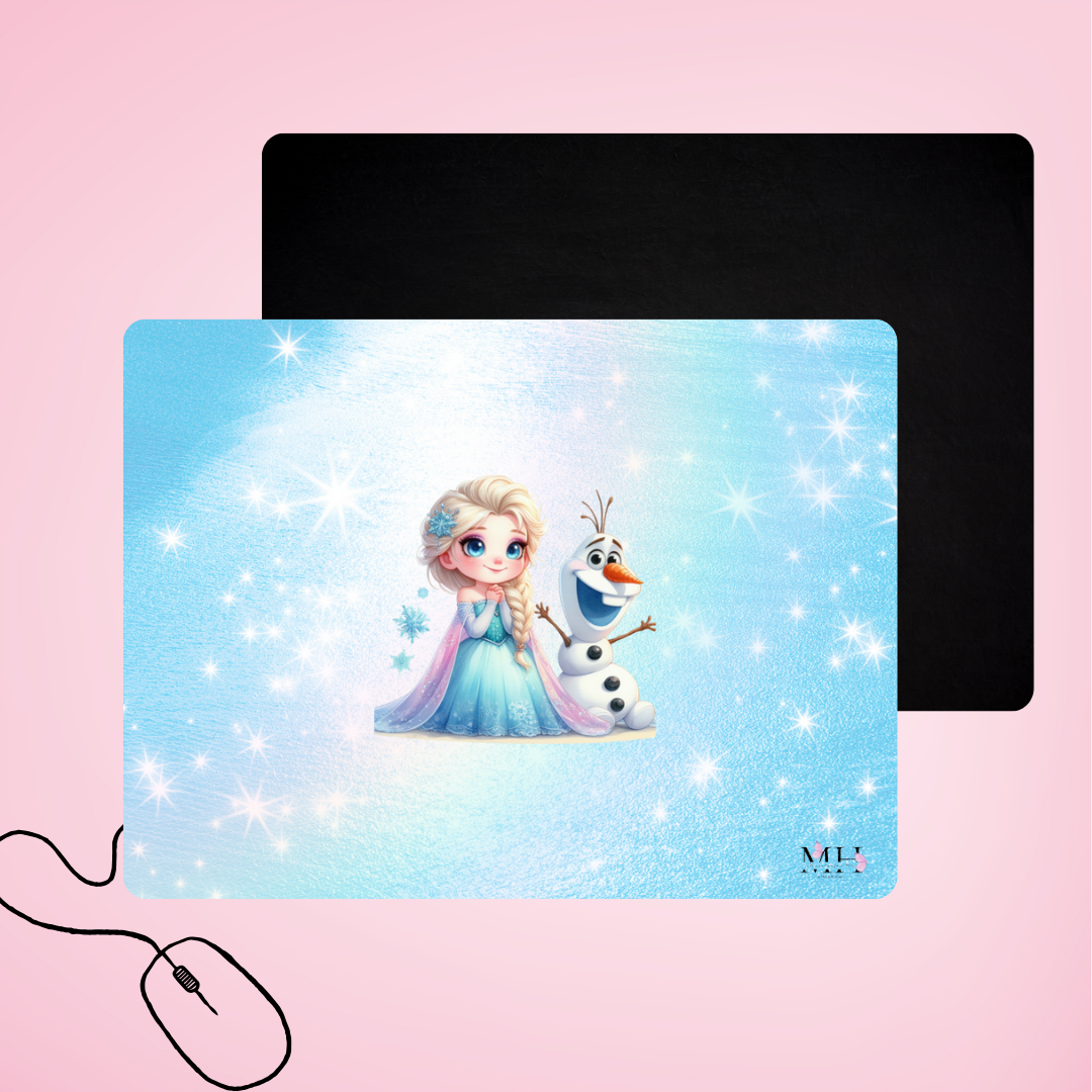 Tapete Rato Elsa e Olaf