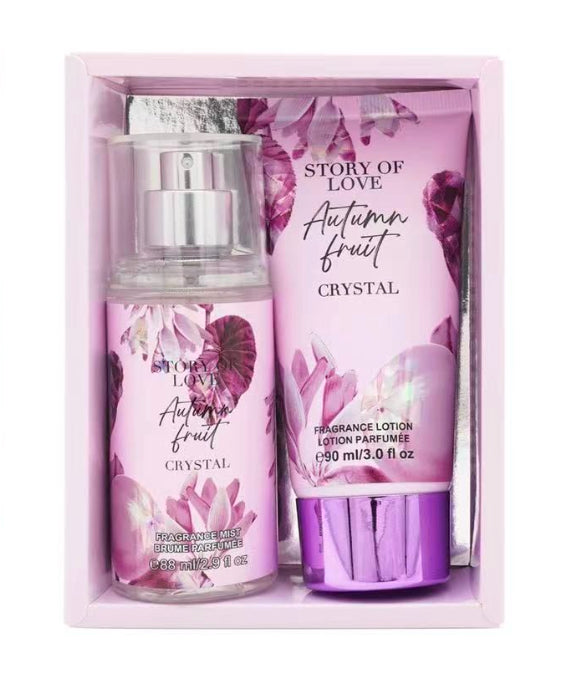 Conjunto Body Splash+ Creme Autumn Fruit- Story of Love