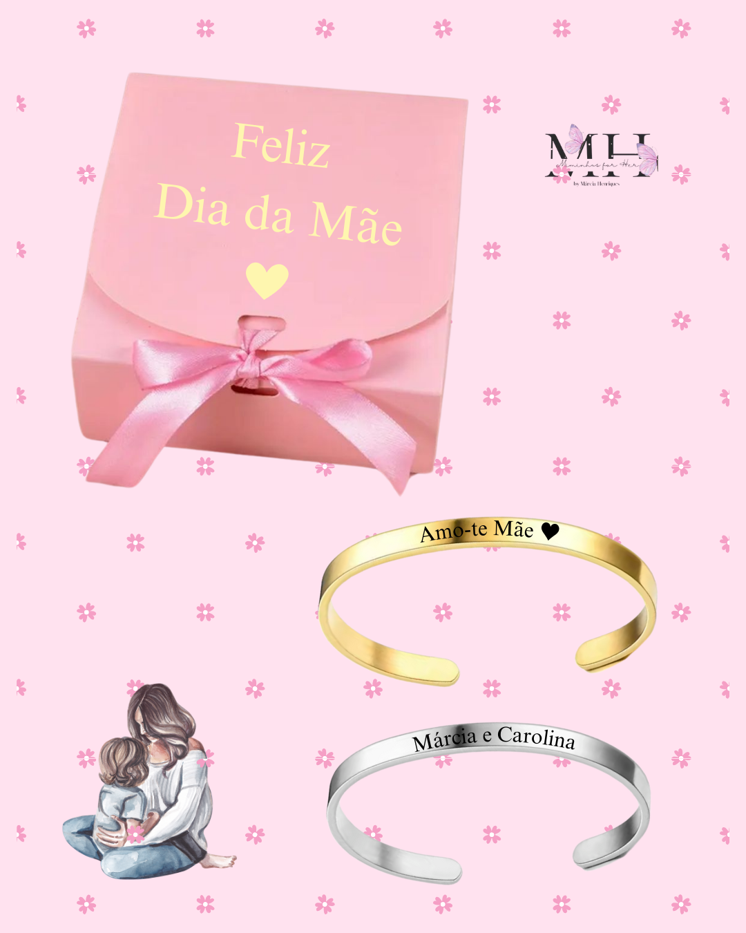 Box Pulseira Dia da Mãe- MH