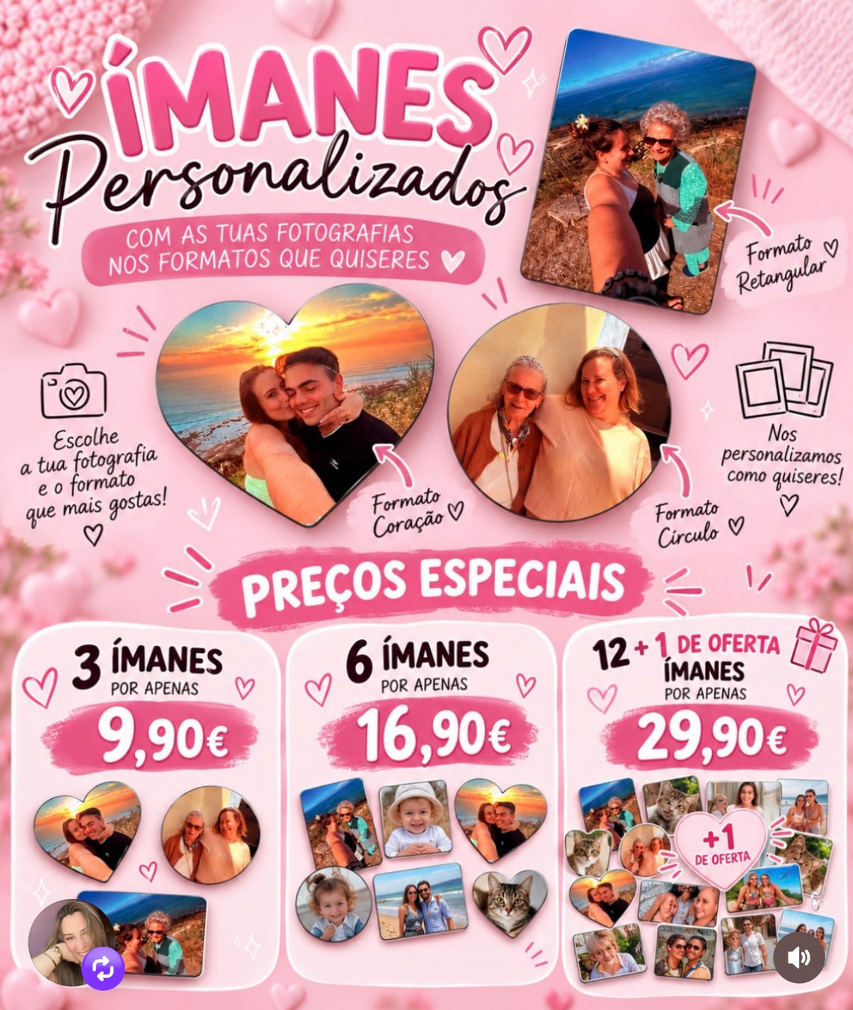 Pack de 12+1 oferta Ímans personalizados 🧲