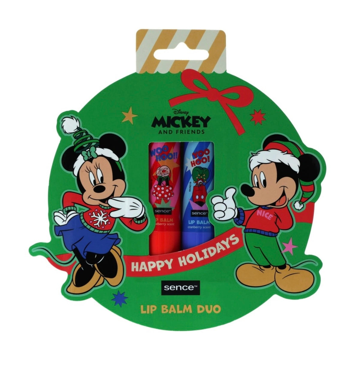 Pack de 2 bálsamos labiais Mickey e Minnie- Sence