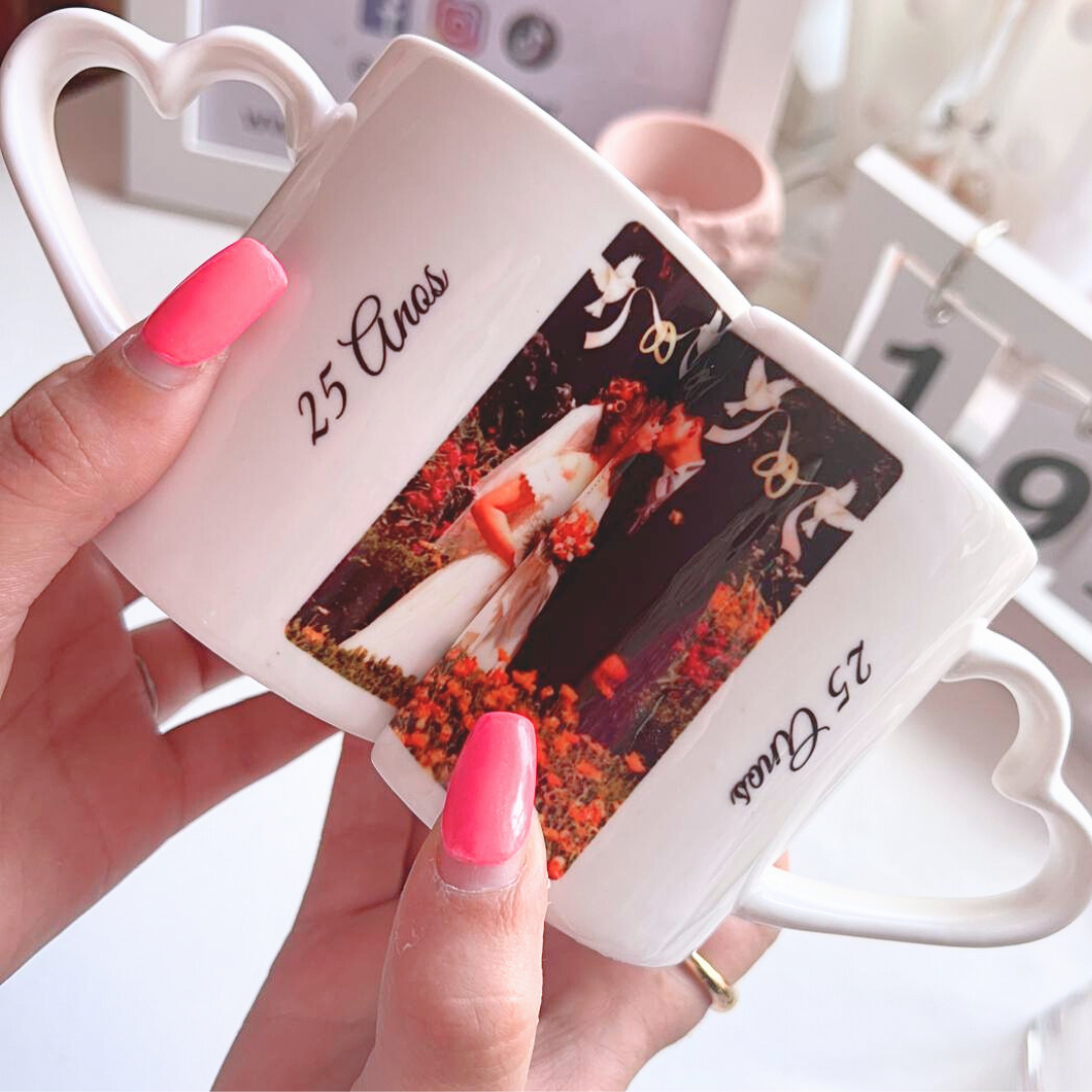 Pack de 2 canecas personalizada- MH