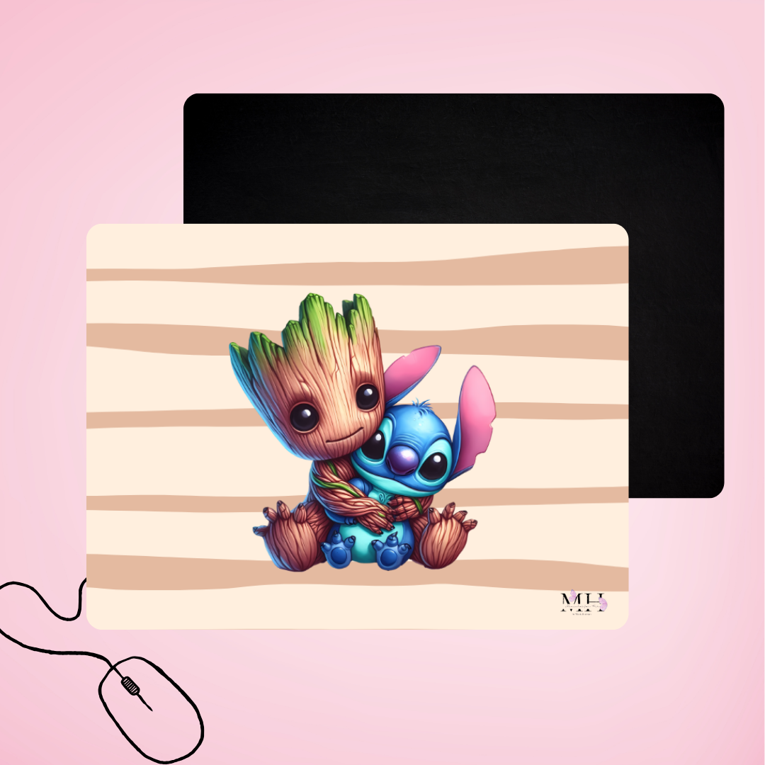 Tapete Rato Croot e Stitch