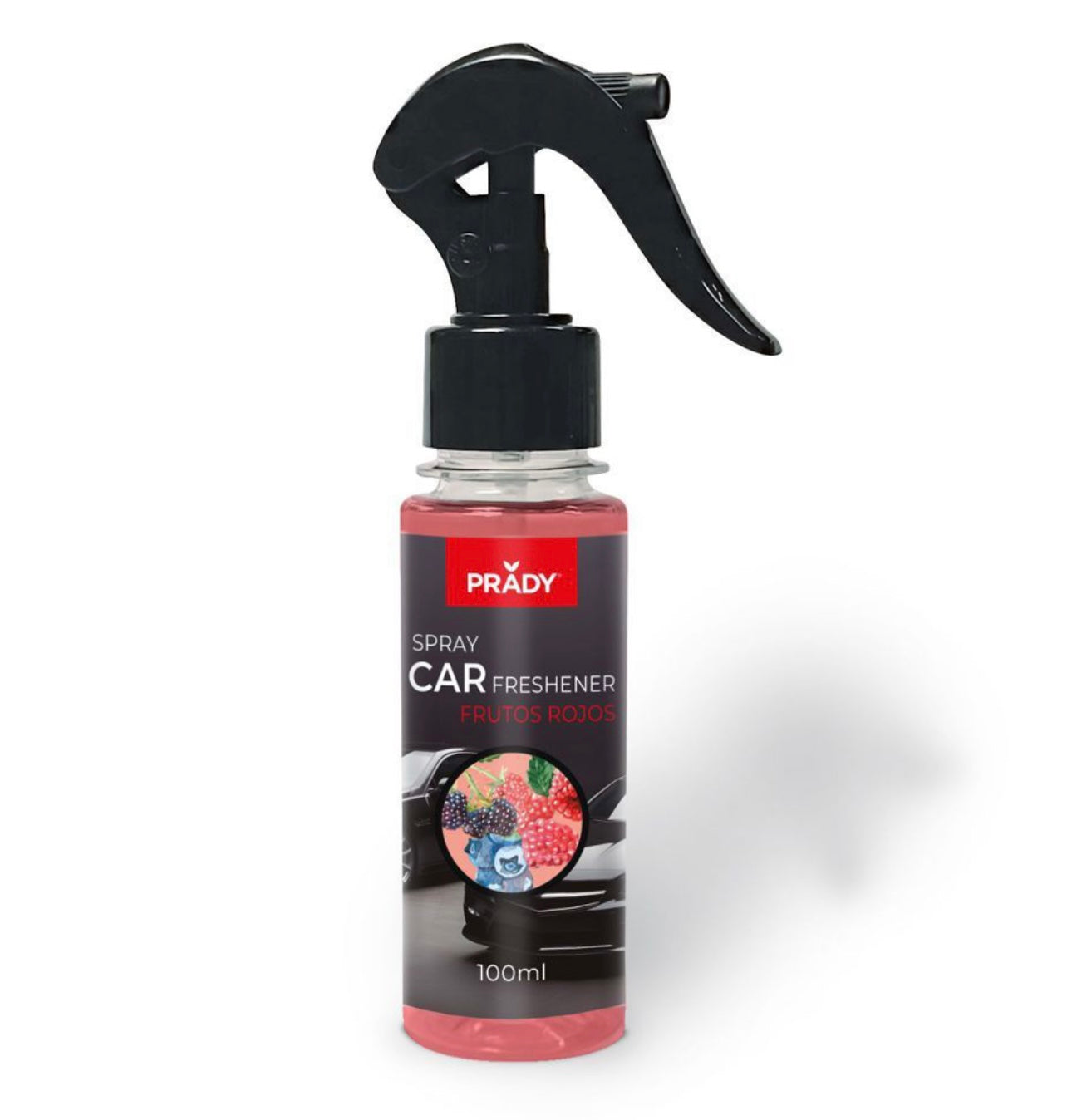 Ambientador em Spray Frutos Vermelhos para carro- Prady