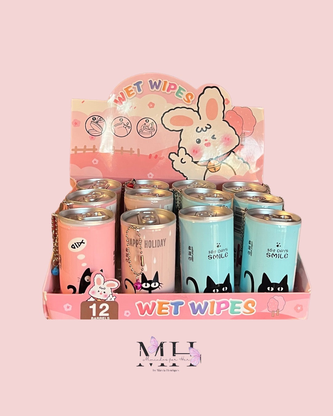 Latas de Toalhitas húmidas- MH