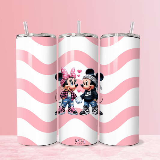 Tumbler 900ml Mickey e Minnie