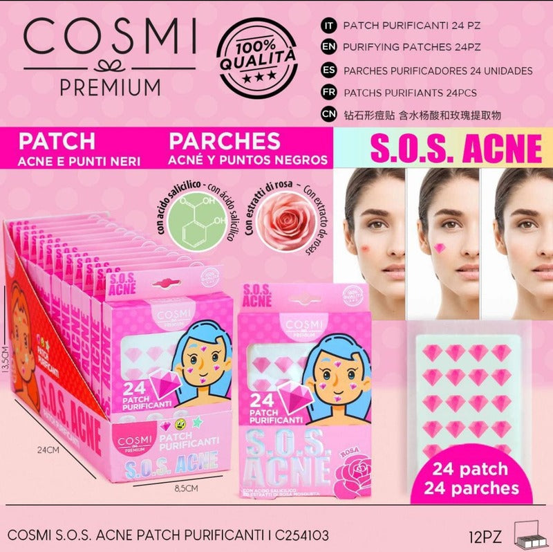 Pack de 24 parches Anti-Acne- Cosmi