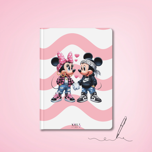 Caderno de notas Baby Mickey e Minnie