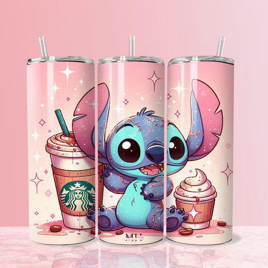 Tumbler Stitch Star Rose térmico 590ml- MH