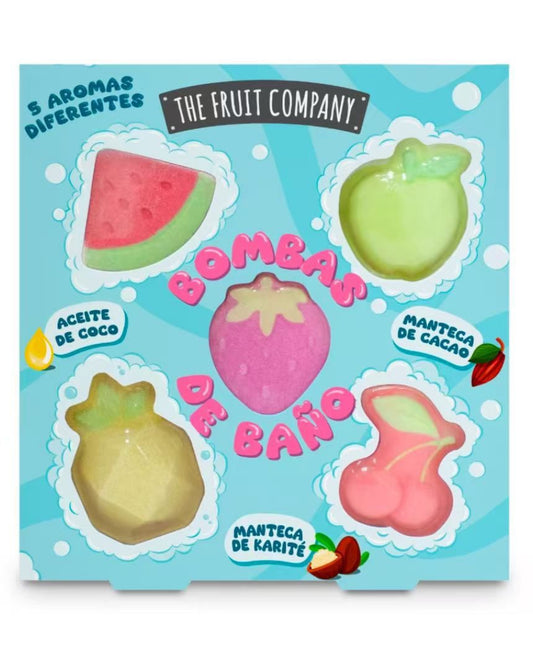 Pack de 5 Bath Bombs- The Frui Company