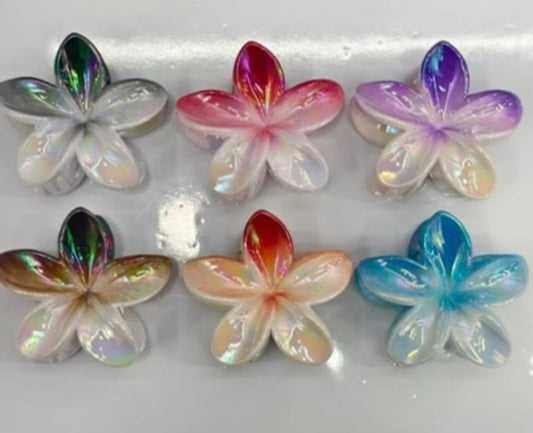 Mola de Cabelo Branca Holográfica Colours- MH