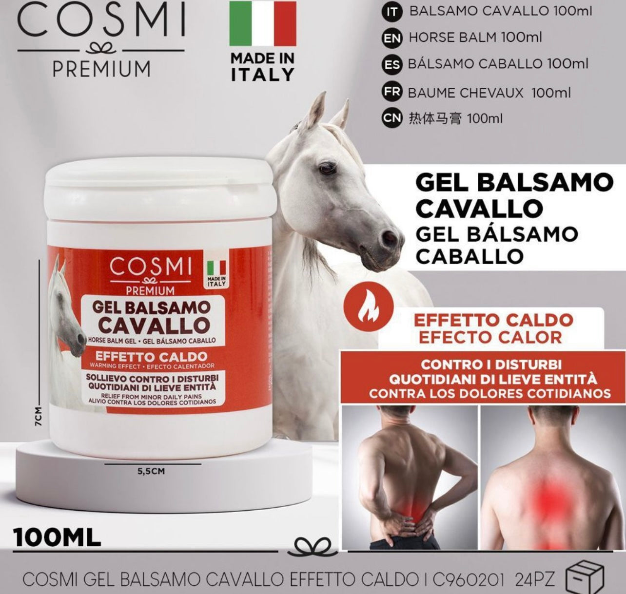 Bálsamo quente para dores- Cosmi