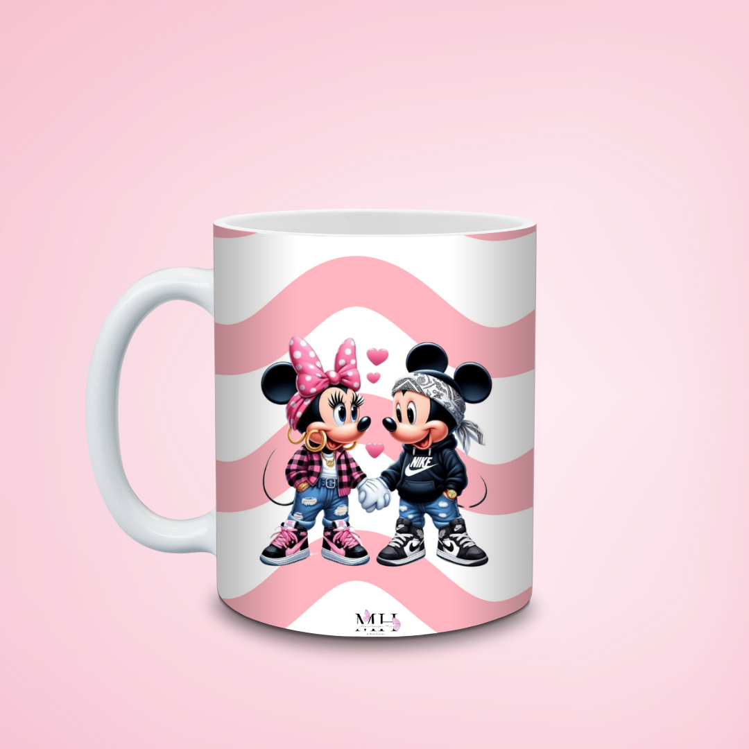 Caneca Mickey e Minnie