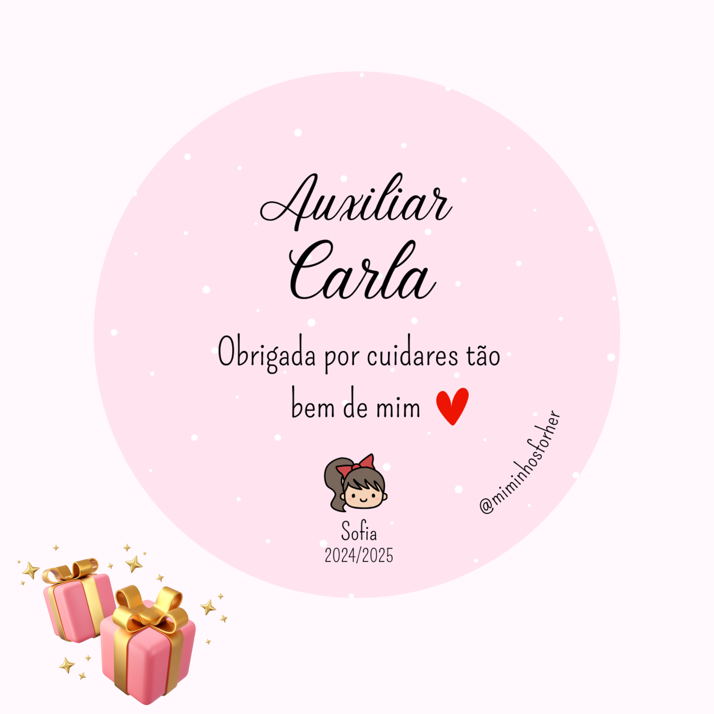 Crachá Amor de Criança- MH