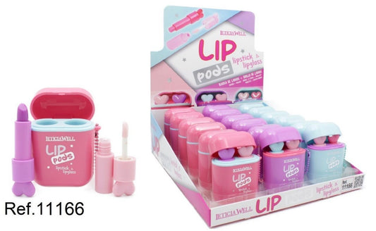 Lip Pods combo de gloss e bálsamo- Letícia Well