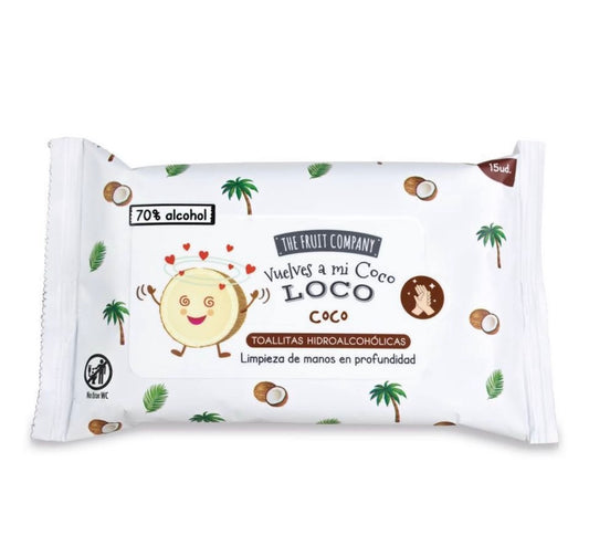 Toalhitas Cara, mãos e WC de Côco- The Fruit Company