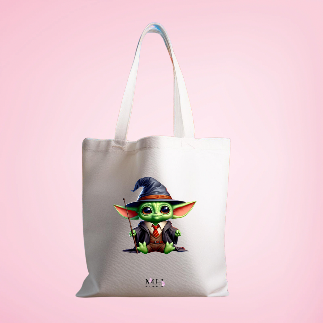 Totebag Baby Yoda Harry Potter