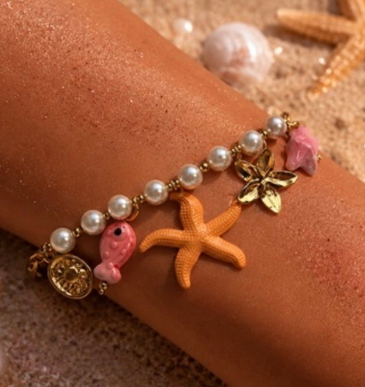 Pulseira para mão Summer Vibes- MH