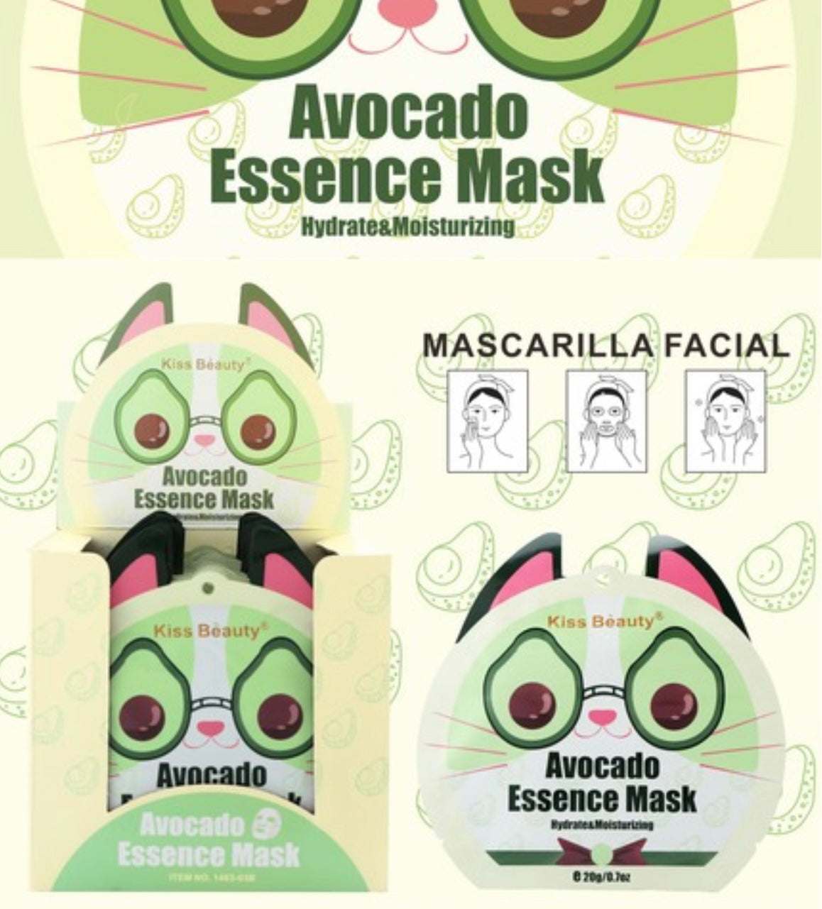 Máscara facial de abacate- Karitè