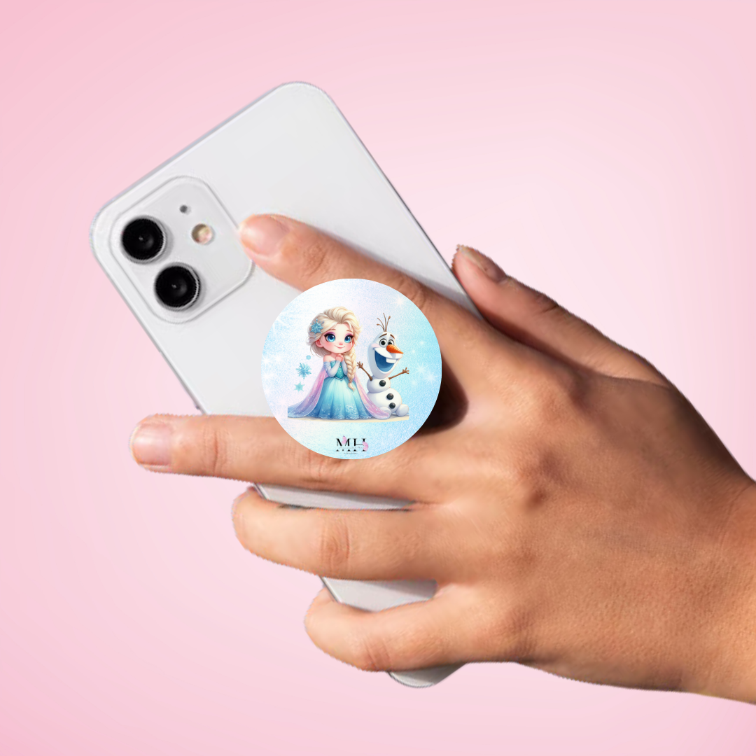 Pop Socket Elsa e Olaf