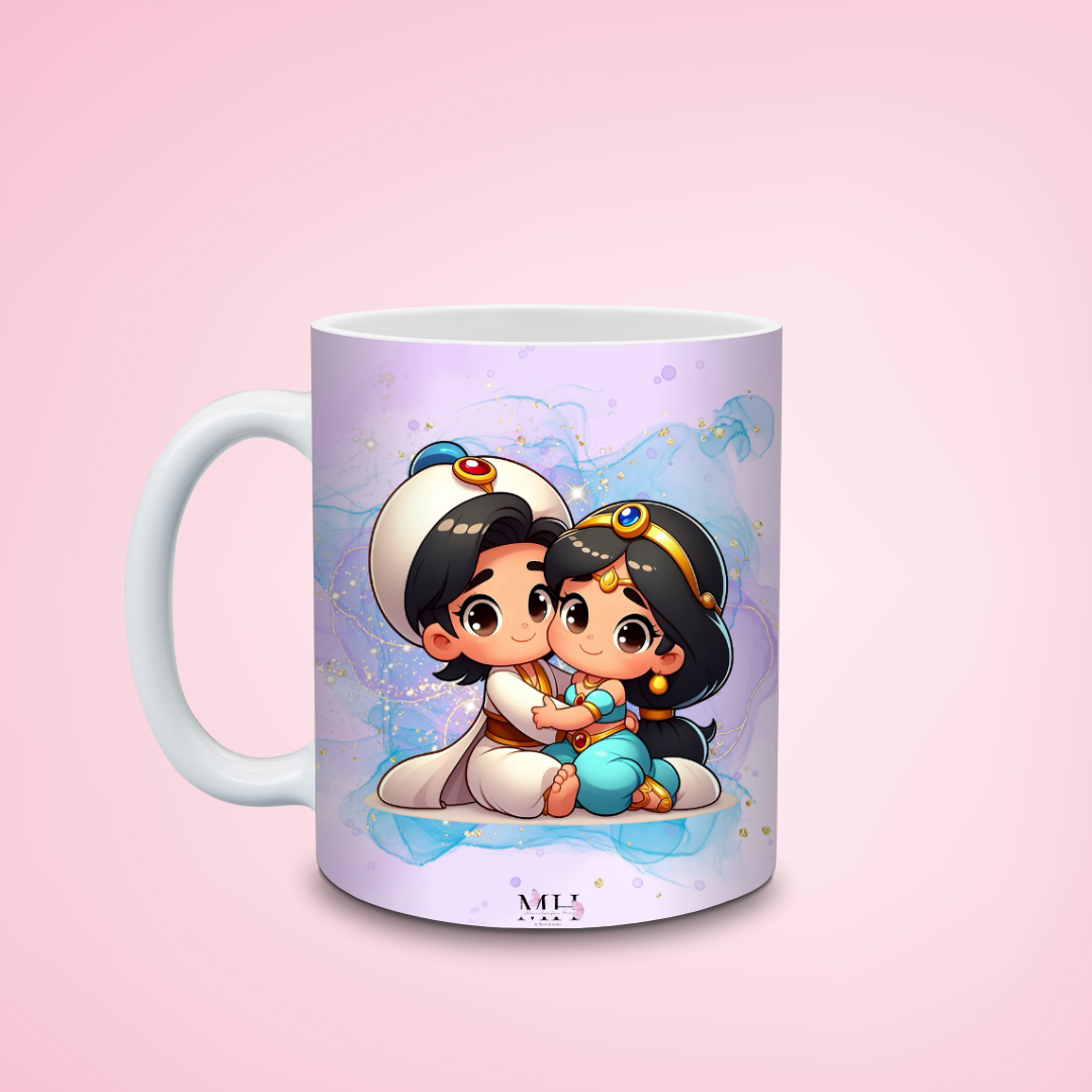 Caneca Jasmin e Aladin