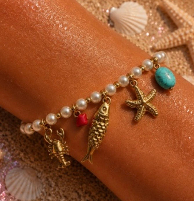 Pulseira para mão Summer Vibes- MH