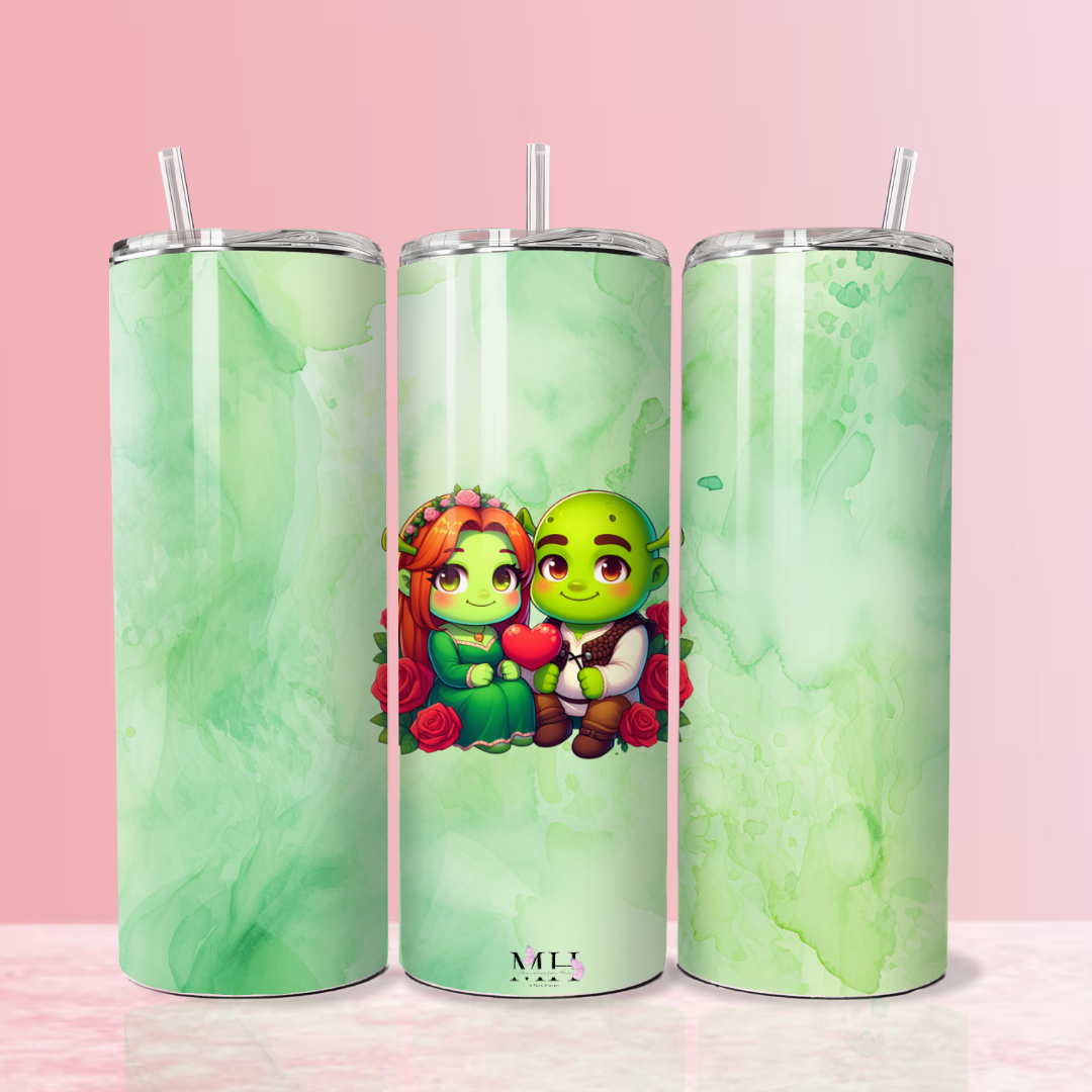 Tumbler 900ml Fiona e Shrek